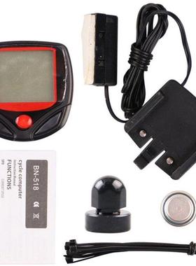 Speedometer Bike Computer Multifunction Waterproof LCD Scree