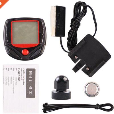 Speedometer Bike Computer Multifunction Waterproof LCD Scree