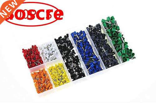 800Pcs-Wire-Copper-Insulated-Crimp-Connector-Cord-Pin-End-Te