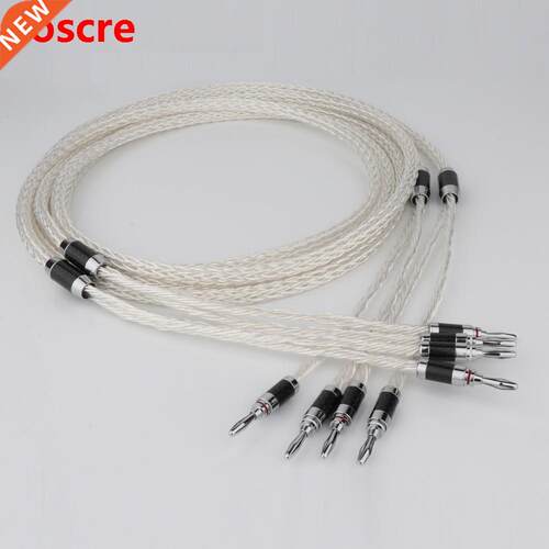 Preffair 8ag Pure Silver-plated OCC Hifi Speaker Cable Hi-e