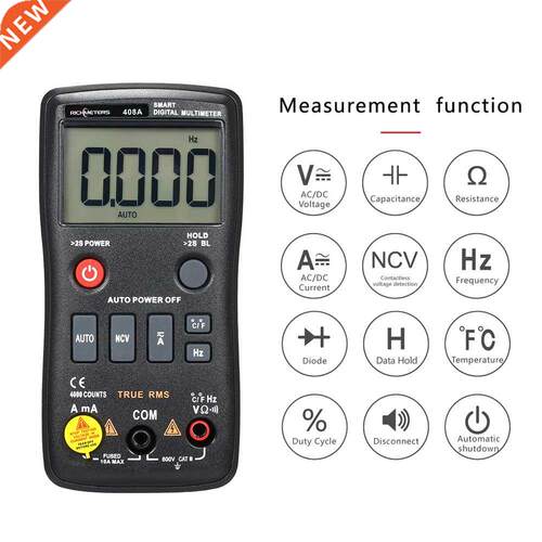 RICHMETERS Professional 8000 Counts Digital Multimeter True-