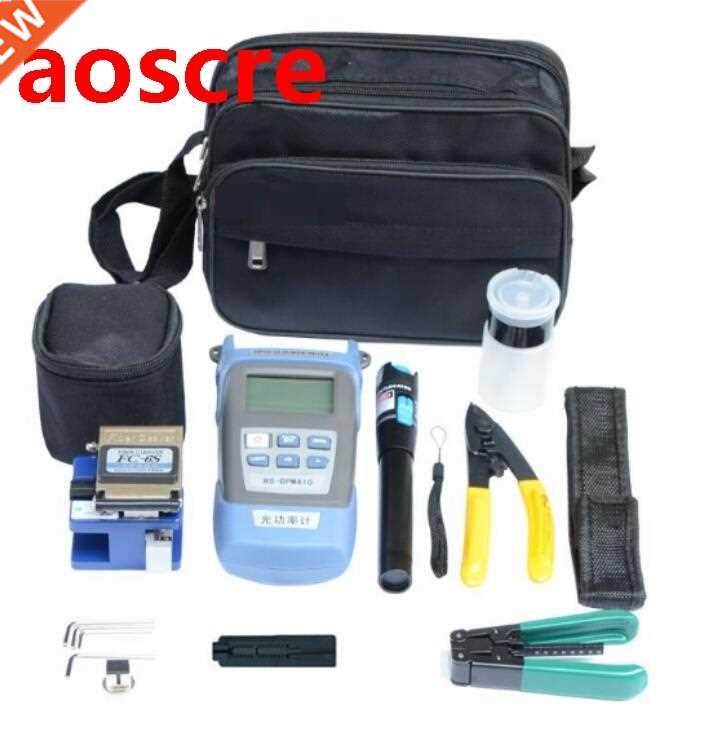 12pcs/set FTTH Fiber Optic Tool Kit with Fiber Cleaver Optic