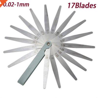 1 Set 17 Blades Metric Feeler Gauge Gap Filler For Clearance