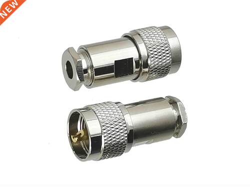 1pcs UHF PL259 Male Plug Connector Clamp RG8X RG-8X LMR240 C