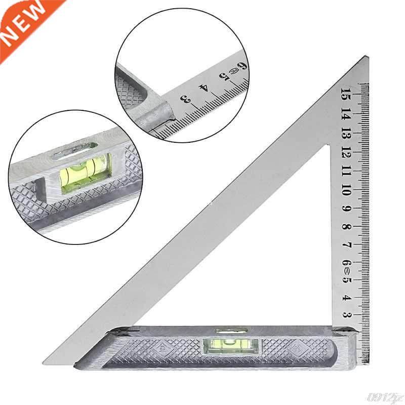 150mm/200mm Triangle Ruler 90 Degree Alloy with Horizontal B