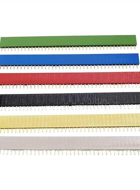 6Pcs/Set 2.54mm Single Row Female PCB Bod Pin Header Conne