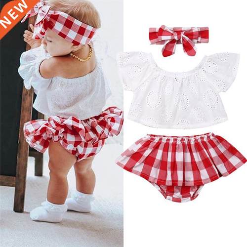 Cute Newborn Baby Girl Summer Clothes pcs Off Shoulder s