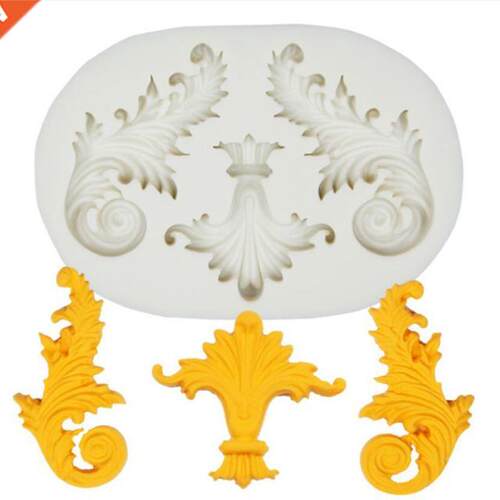 Border Relief Silicone Mold Scroll Lace Cake Fondant Molds D