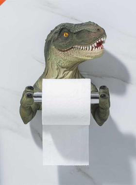 Resin Dinosur Tissue Holder Box Toilet Wterproof Tissue Ho