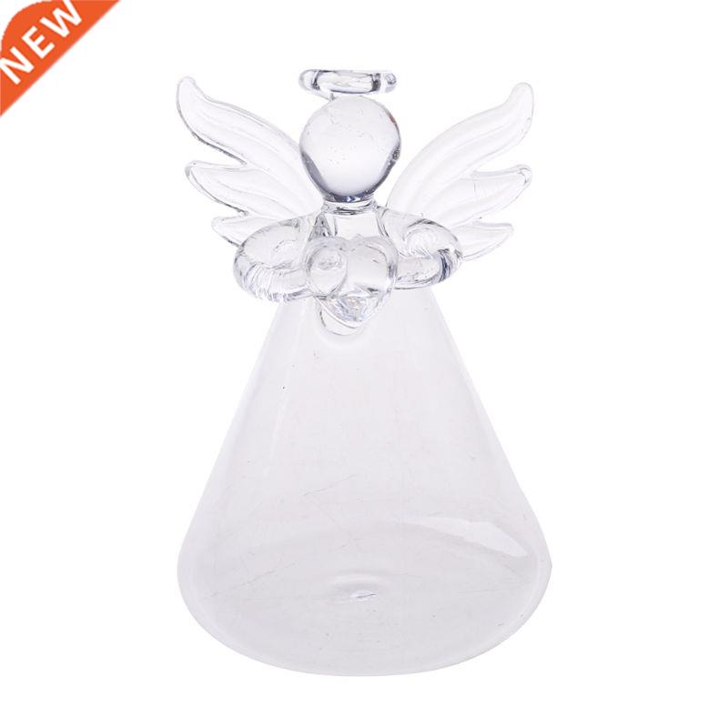 449C Angel Clear Glass Wall Hanging Vase Bottle 适用于 Plant