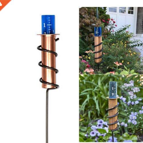 37ME World's Coolest Copper Rain Gauge Accurate Floating