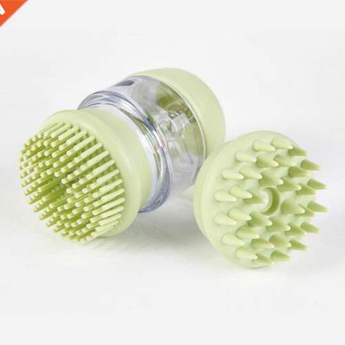 Pet Dog Cat Bath Brush SPA Massage Comb Soft Silicone Cleani