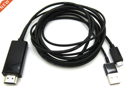 Slim port My DP Micro USB to HDMI Male HD Adapter Cable 186c