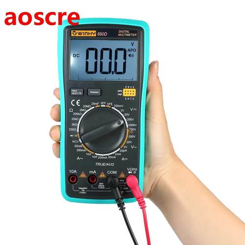 Multi-functional Multimeter Handheld LCD Digital NCV True RM