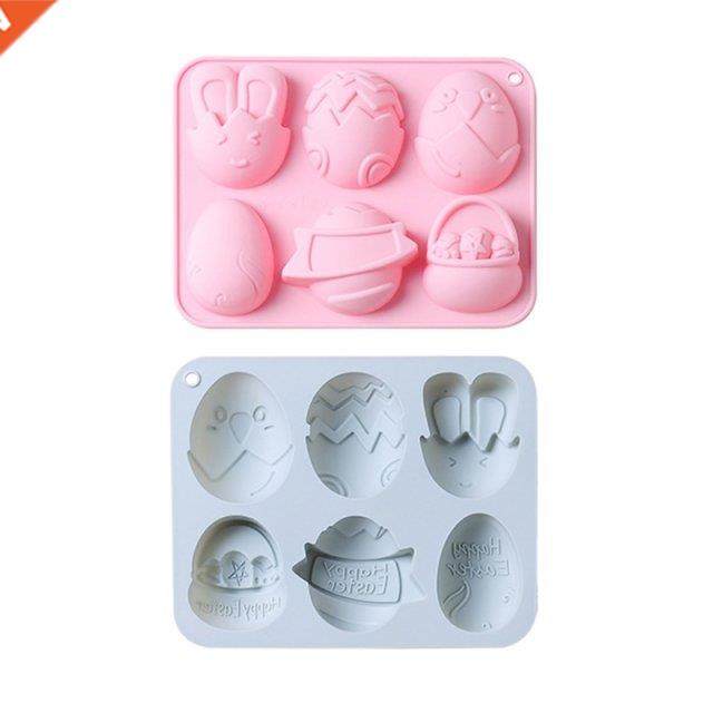 Easter Rabbit Bunny Egg Silicone Mould Candy Moulds Baking S