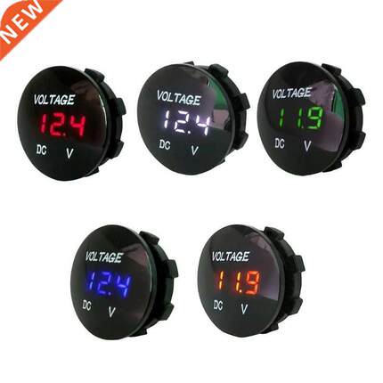 Car Motorcycle DC5V-48V LED Panel Digital Voltage Meter Disp