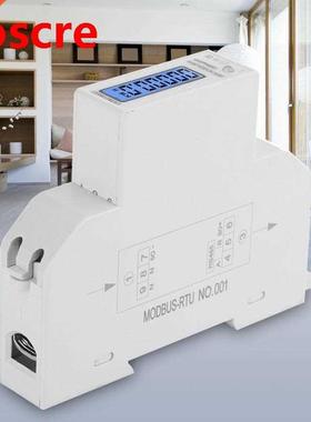 LCD Digital Display Energy Meter Single Phase Din Rail Elect