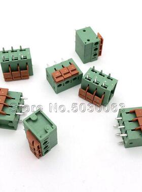 10pcs/lot Kf142v-5.08mm 3p spring type pcb Connection termi
