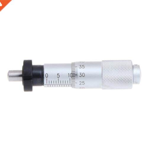 Silver Range 0-13mm Round Needle Type Measure Tool Knurled A