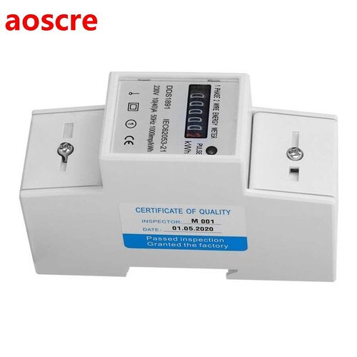 switch switch Single Phase Meter DDS1891 High Accuracy 2P Co