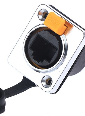 New RJ45 Waterproof Connector Female Panel Mount Sockets Eth