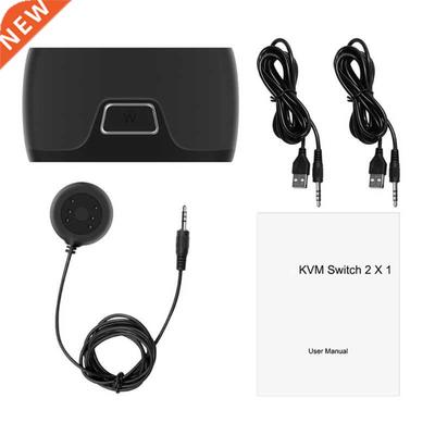 Two-in-One Out HDMI-compatible KVM Switch 2 Computer Hosts S