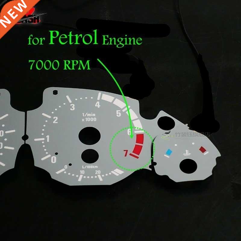 EL glow gauge Gray panel reverse for E9 E5 X5 Amber Orange