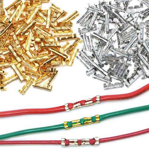 100pcs Docking connector line pressing button quick connect