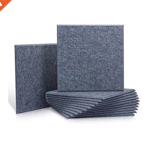 12 Pcs Acoustic Absorption Panels,Beveled Ceramic Tiles for