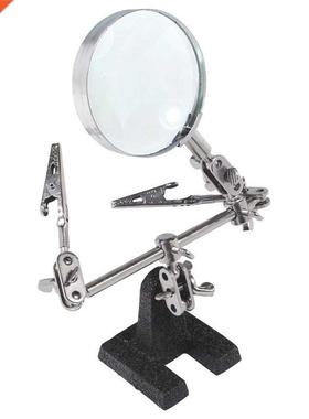 Helping Third Soldering Stnd with 5X Mgnifying Glss 2 ll