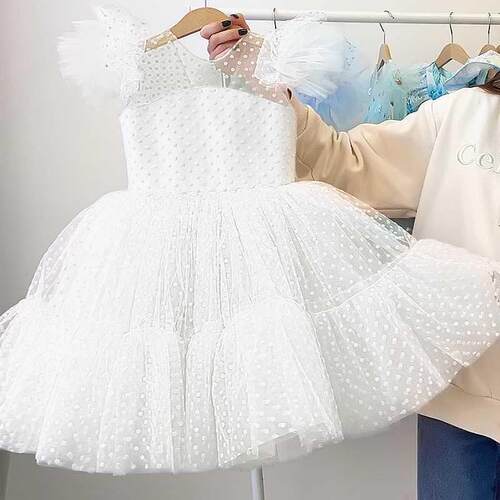 Summer Pretty Girls Dress Birthday Party Communion Ceremony