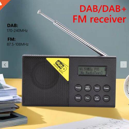 Mini Portable Digital Radio 3.5mm Stereo Bluetooth-compatibl