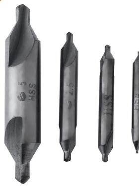 4pcs 1/2/2.5/5mm Center Drills Centering Set 60 Degree HSS C