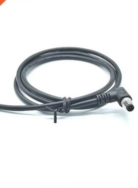 Shielded Cable M8-8P Male Elbow 90 Degree Cable 1 Meter Wate
