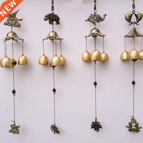 1Pcs Antique Wind Chime Copper Yard Garden Outdoor Living De