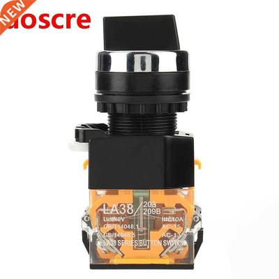 22mm 2 Position Momentary Rotary Switch Auto Reset Selector