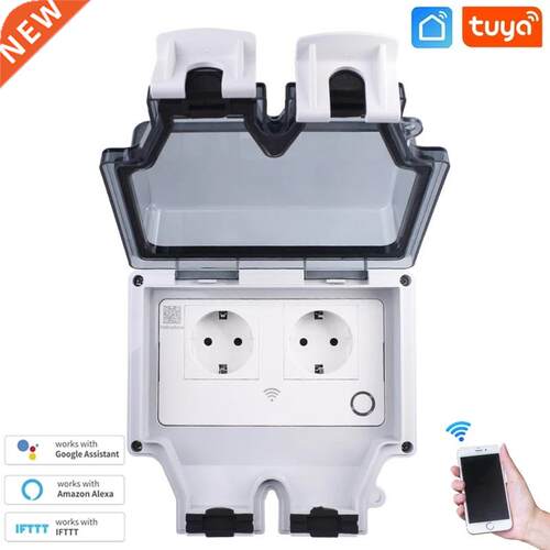 1pcs New Outdoor Waterproof USB Socket Box Two Position Wall