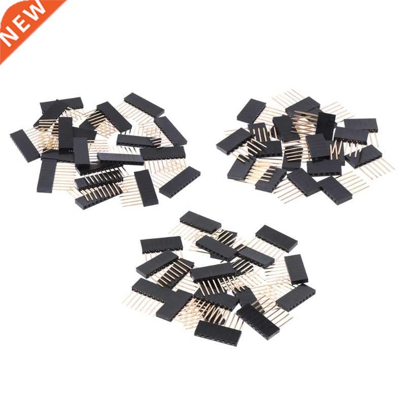 60PCS 2.54mm Pitch 6/8/10PIN 11mm Needle Female Pin Header F