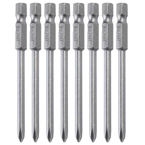 8pcs 75mm Long Head Cross Phillips Hex Alloy Steel its Set
