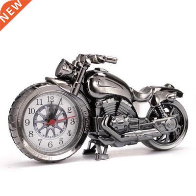 Motorcycle Alarm Clock Shape Creative Retro Gifts pscale Fur