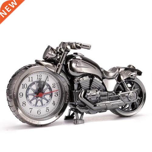 Motorcycle Alarm Clock Shape Creative Retro Gifts pscale Fur