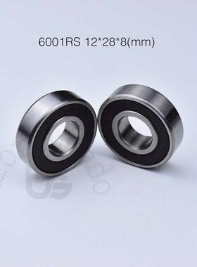 1pcs 6001RS 12*28*8(mm) chrome steel rubber Sealed High sp