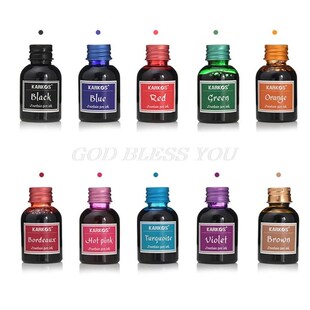 1 Bottle Pure Colorful 30ml Fountain Pen Ink Refilling Inks