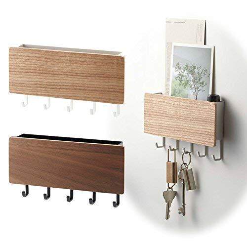 Magnet Key Hook wth Tray, Key Hanger Holder RN Wall Mounte