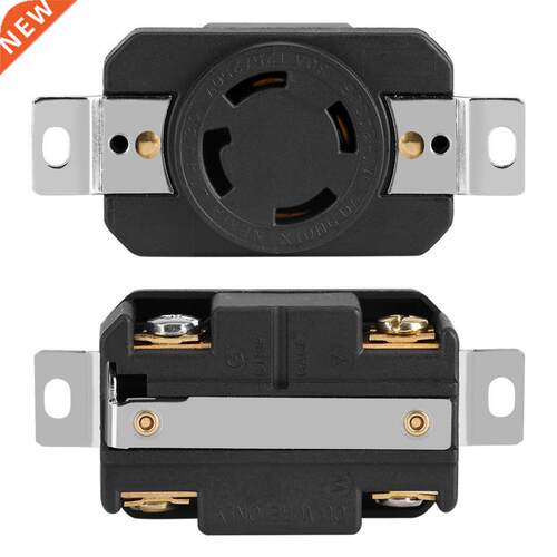 0A 125V/250V Twist Locking Electrical Plug Female Wall Rece