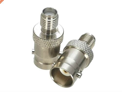 1Pcs SMA Female jack to BNC Female jack RF Adapter Connector