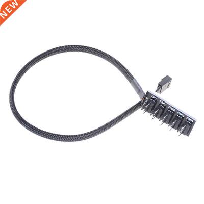 Host Case PC Cooler Fan Power Cable 1 Female To 5Male 5Pin S