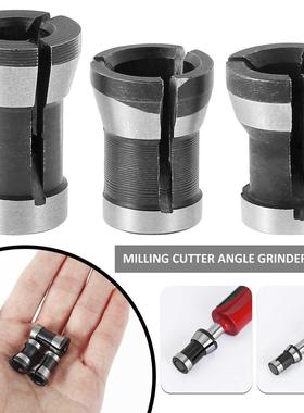 3Pcs Router Milling Cutter Collets 6/6.35/8mm Collet Chuck E