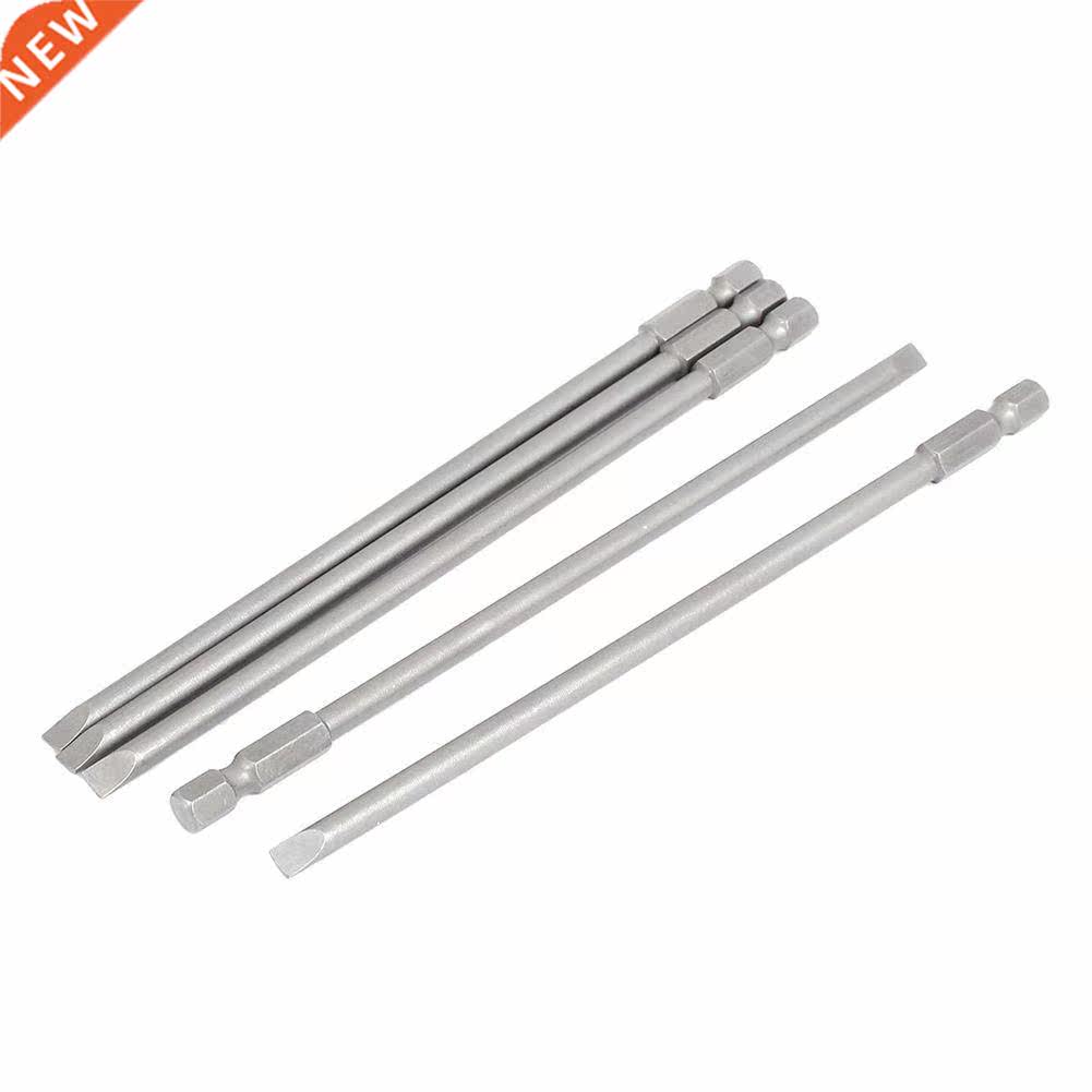 5pcs 150mm 5.0mm Tip Width Slotted Bits