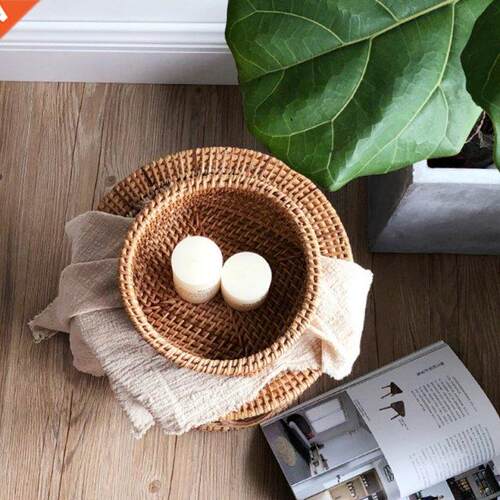Multipurpose Hand-woven Fruit Storage Basket Vegetable Snack